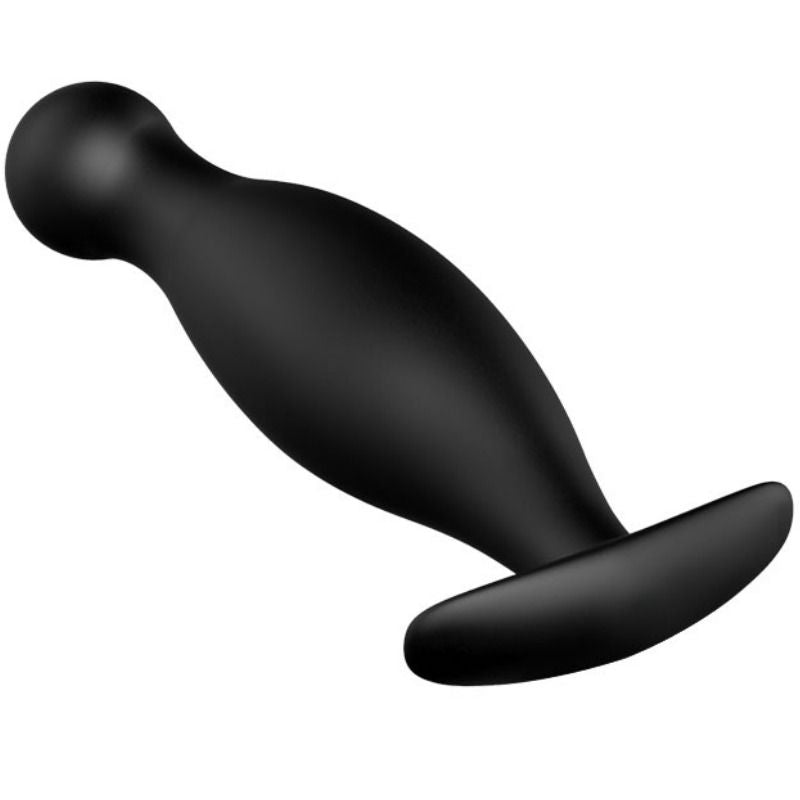 Silicone anal plug e 11.7 cm black