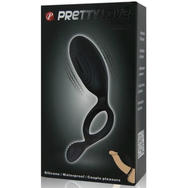 Ethel vibrating ring with stimulator