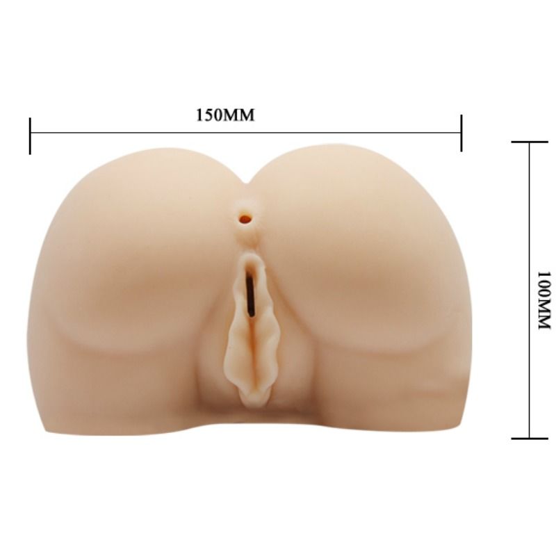 Realistic vagina and anus