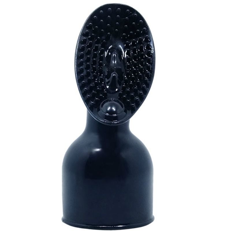 Interchangeable head for clitoral stimulation massager