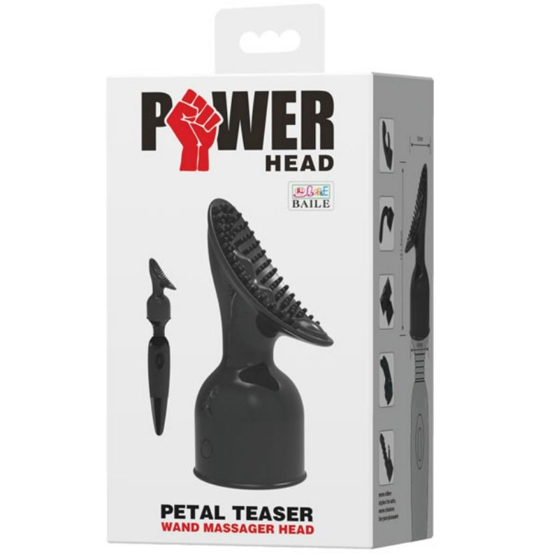 Interchangeable head for clitoral stimulation massager