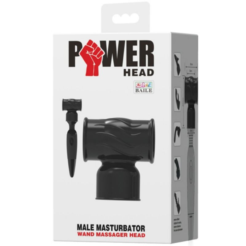 Interchangeable head for male massager