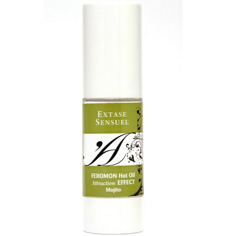 Huile de massage effet thermique aux phéromones de mojito 30 ml