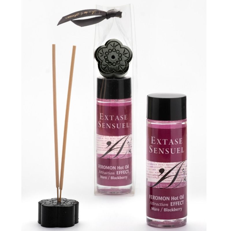 Huile de massage effet chauffant aux phéromones de mûre 100 ml