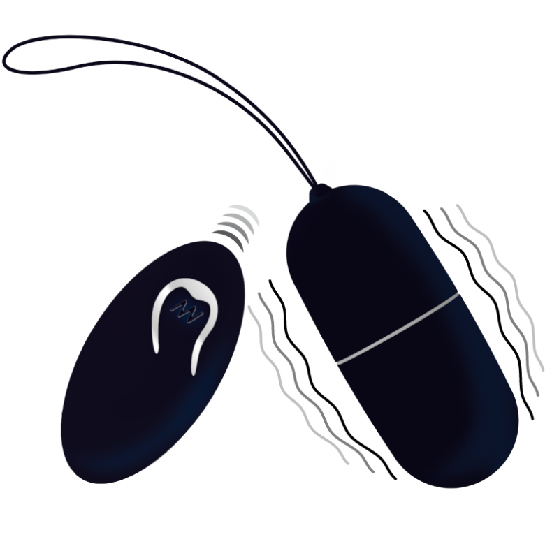 Flippy i Vibrating Egg with Remote Control Black