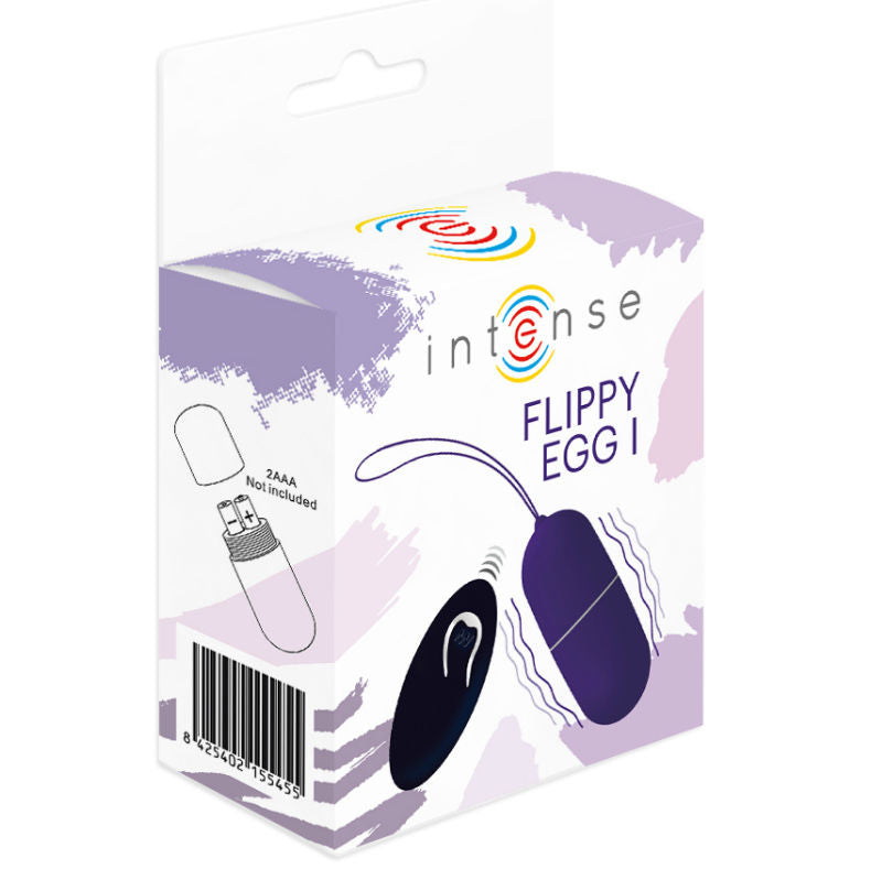 Flippy i Vibrating Egg with Remote Control Purple