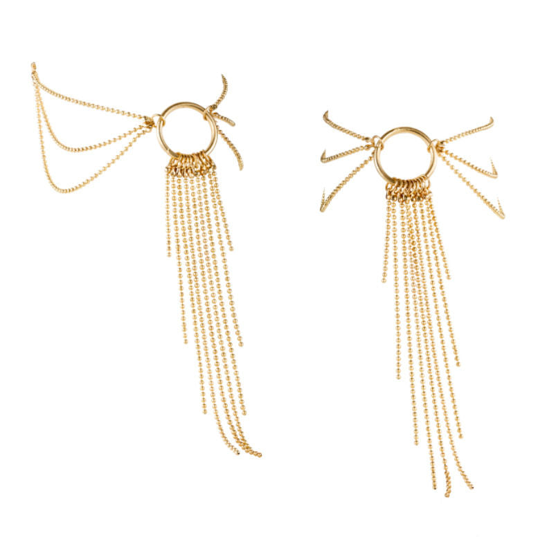 Beautiful golden foot bracelets