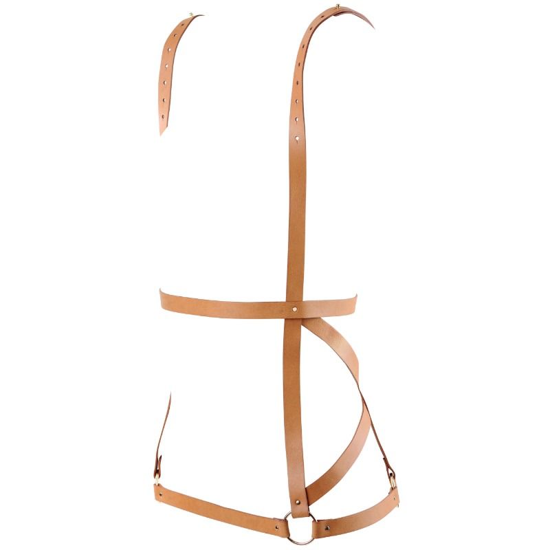 Indiscrets Maze Harness Dress Brown