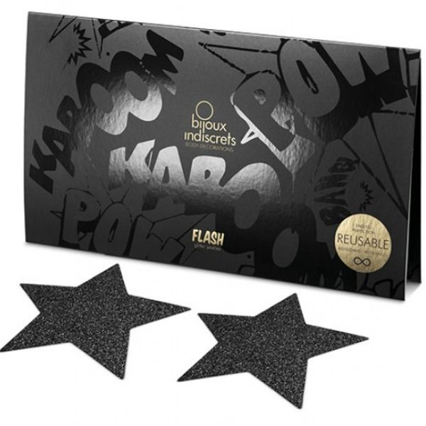 Indiscreet black tamelon star flash hoods
