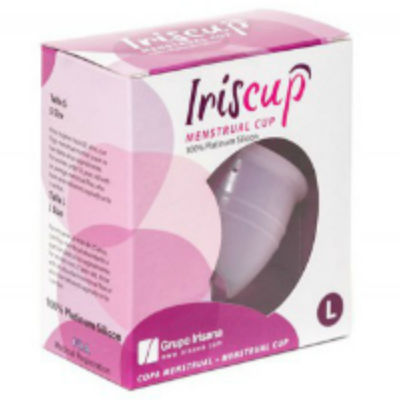 Large pink cup of the month + free sterilizer bag