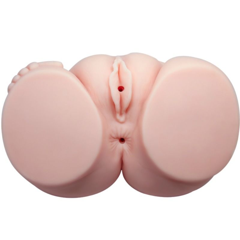 Realistic vagina and anus with vibration