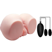 Realistic vagina and anus with vibration