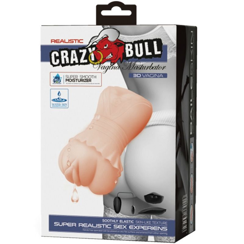 Waterskin Vagina Masturbator with Vibrating Bullets