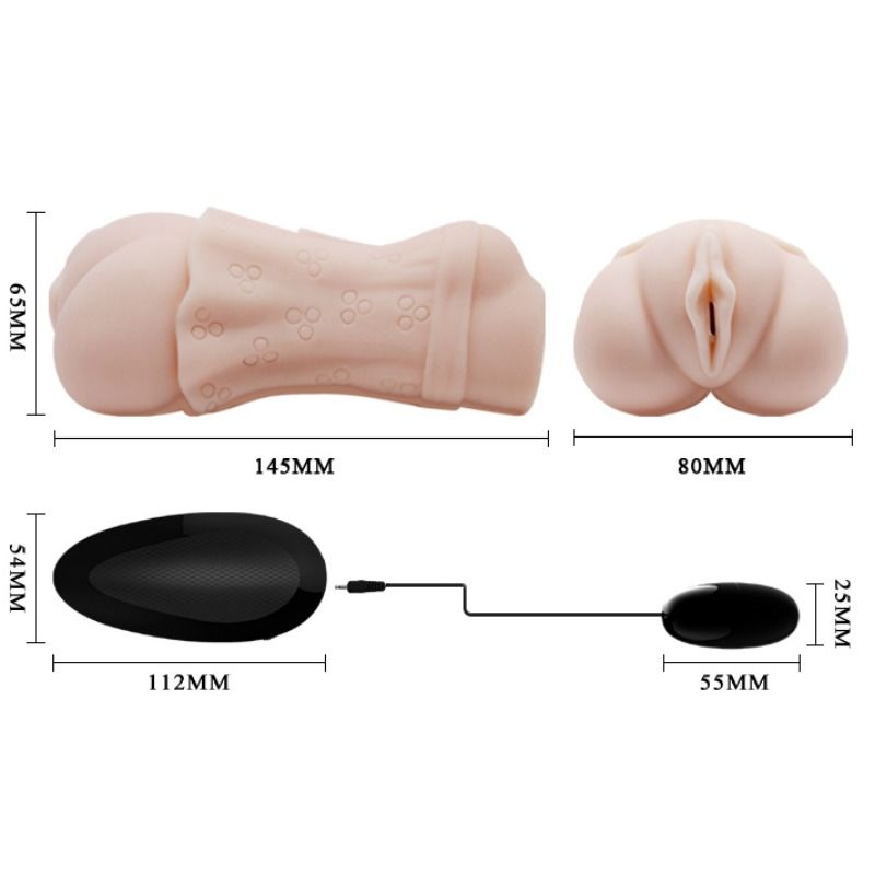 Water Skin Vagina Masturbator with Vibrating Bullet 2