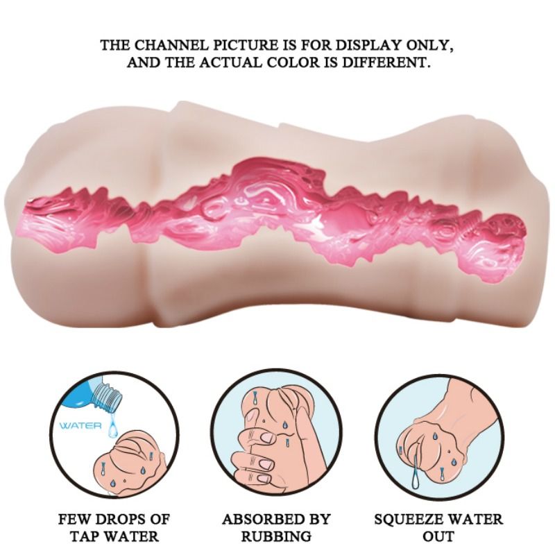 Water Skin Vagina Masturbator with Vibrating Bullet 2