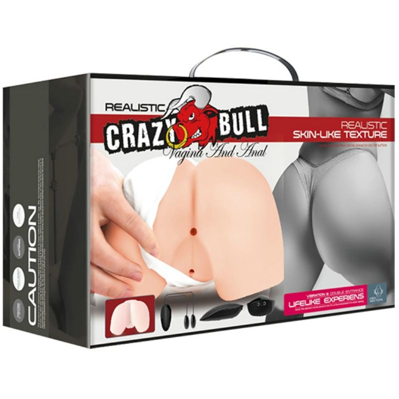 Realistic Vagina and Anus with Vibration Position 4