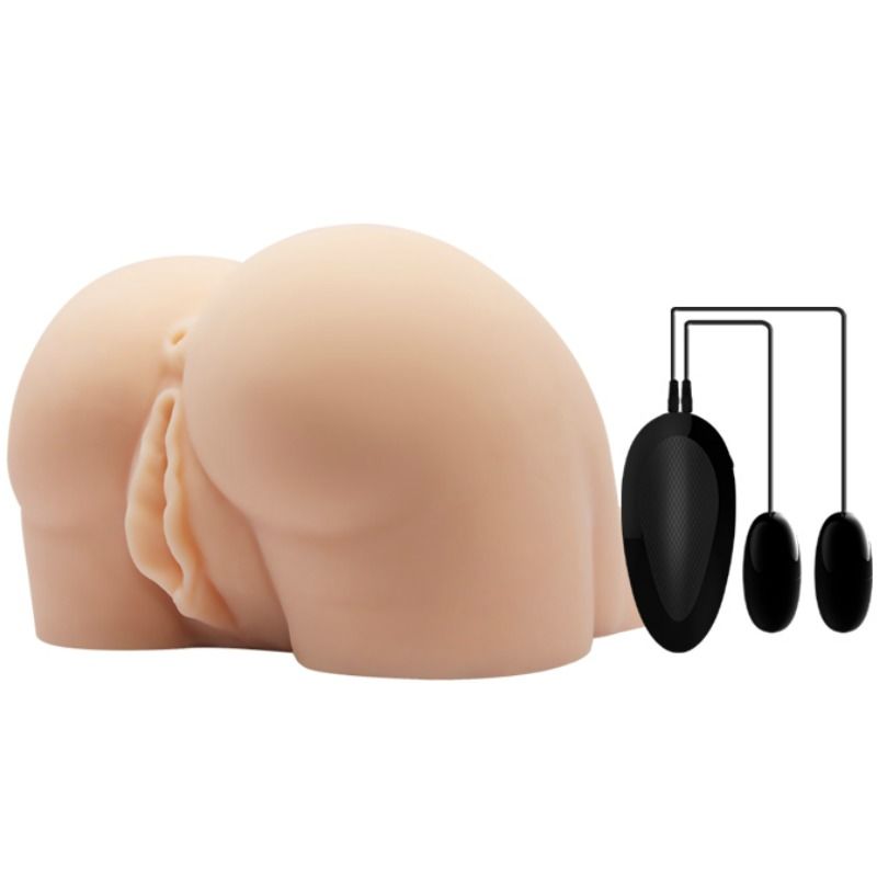 Realistic Vagina and Anus with Vibration Position 8