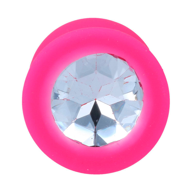 Shelki M fuchsia anal plug