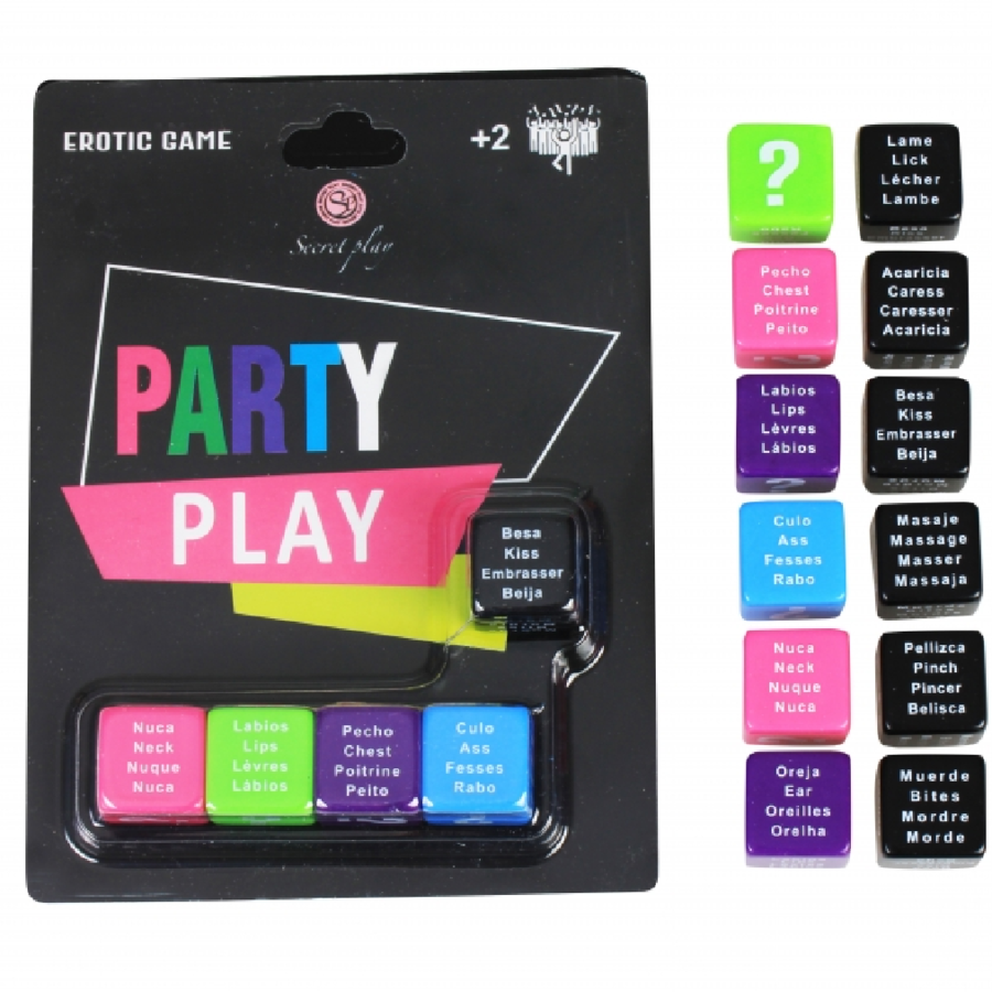 Jeu party play 5 dés (es/pt/en/fr)