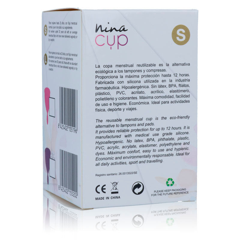 Coupe menstruelle rose - taille s