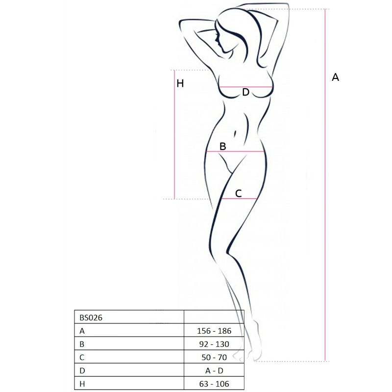 Woman bs026 bodystocking dress style black one size