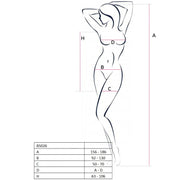 Women's bs026 white bodystocking dress style one size