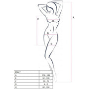 Woman bs027 bodystocking dress style black one size