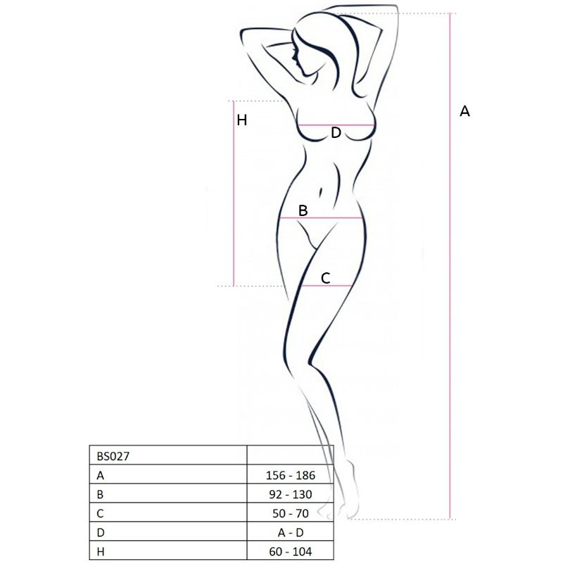 Woman bs027 bodystocking dress style black one size