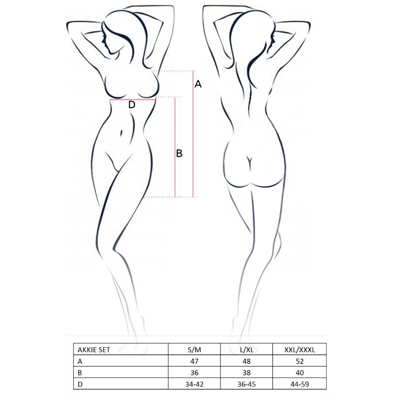 Woman akkie set disfraz enfermera l/xl