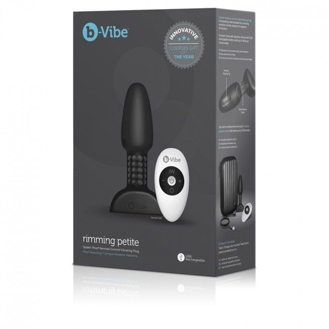 Rimming télécommande plug anal petite noir