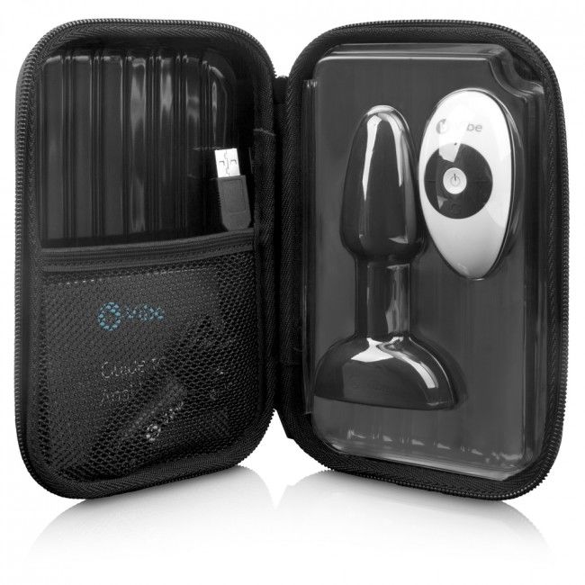 Rimming télécommande plug anal petite noir