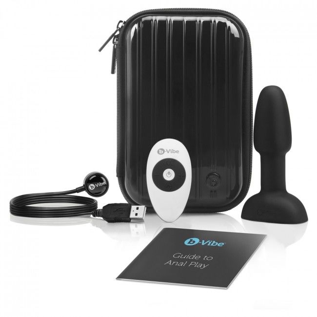 Rimming télécommande plug anal petite noir