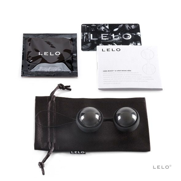 Luna beads black kegel balls