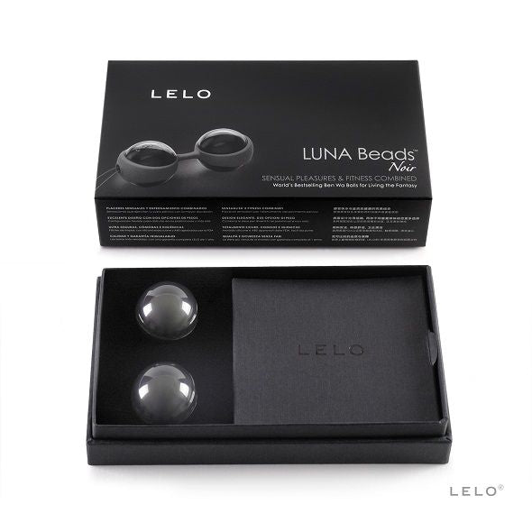 Luna beads black kegel balls