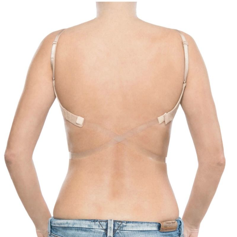 Transparent back strap reducer