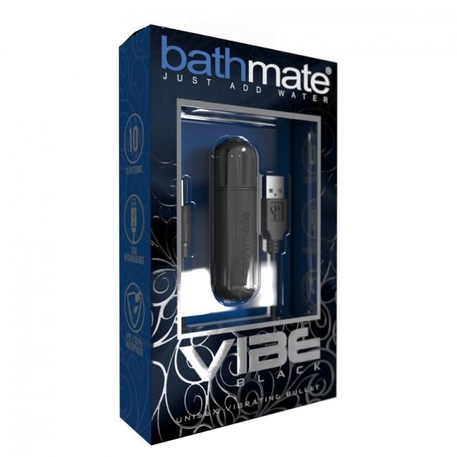Black Vibe Vibrating Bullet