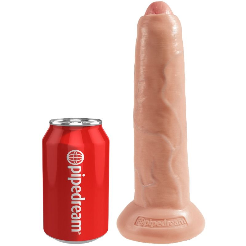 Realistic Dildo Uncut Flesh 23cm