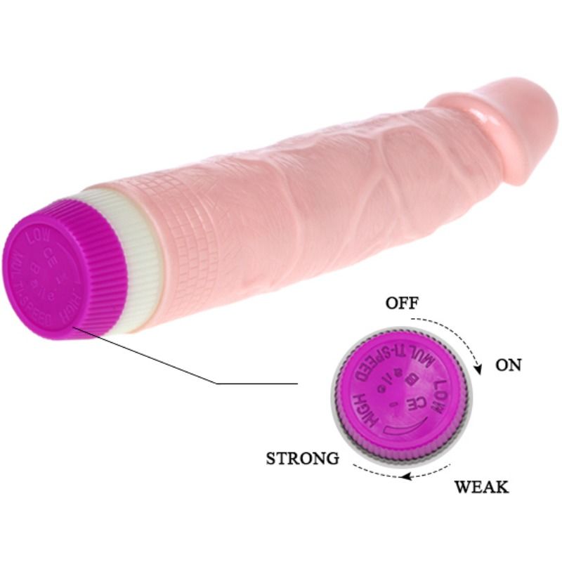 Realistic vibrator for beginners 21.5 cm