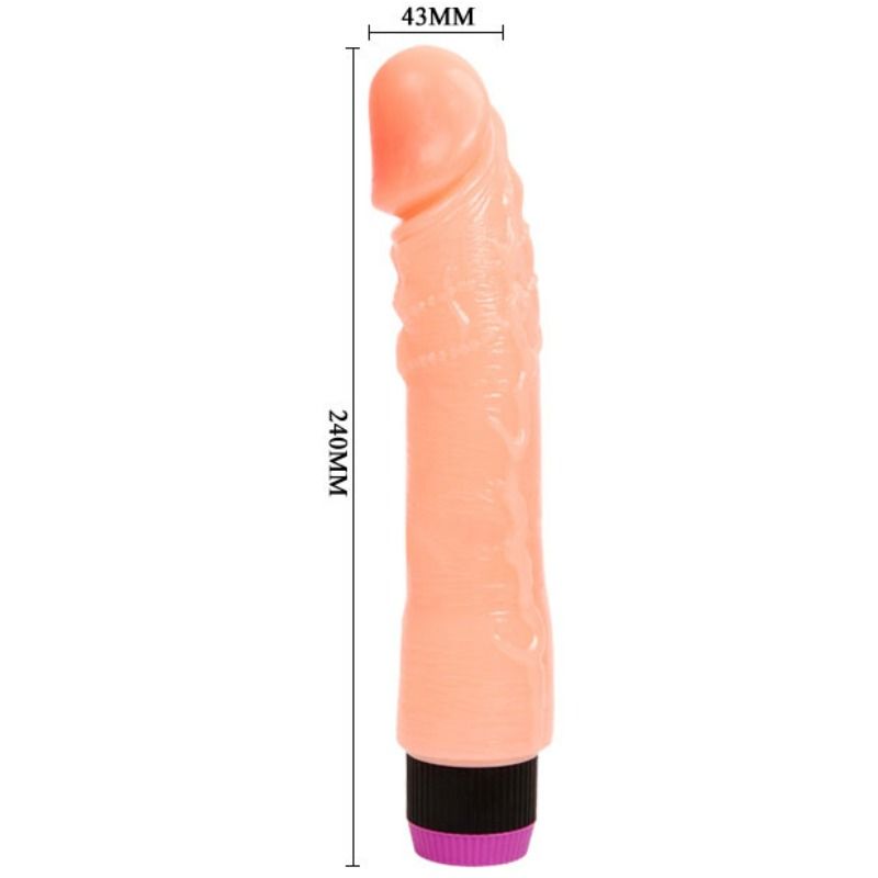 Realistic Flexible Natural Vibrator 24cm
