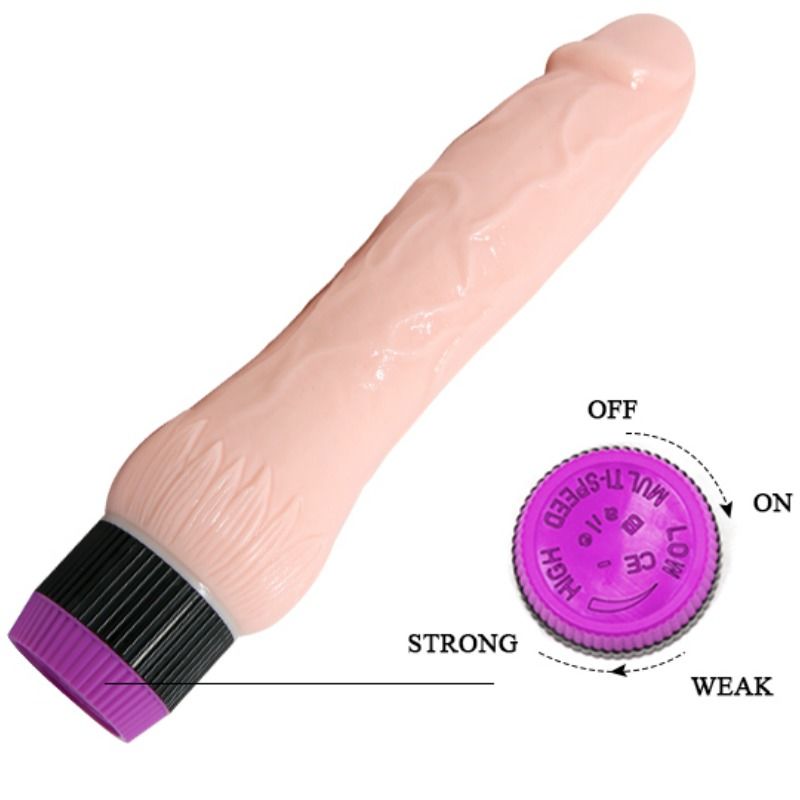 Adour Club Realistic Vibrator Wide Base 22cm