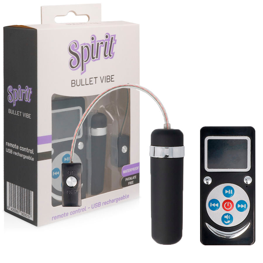 Premium black vibrating bullet