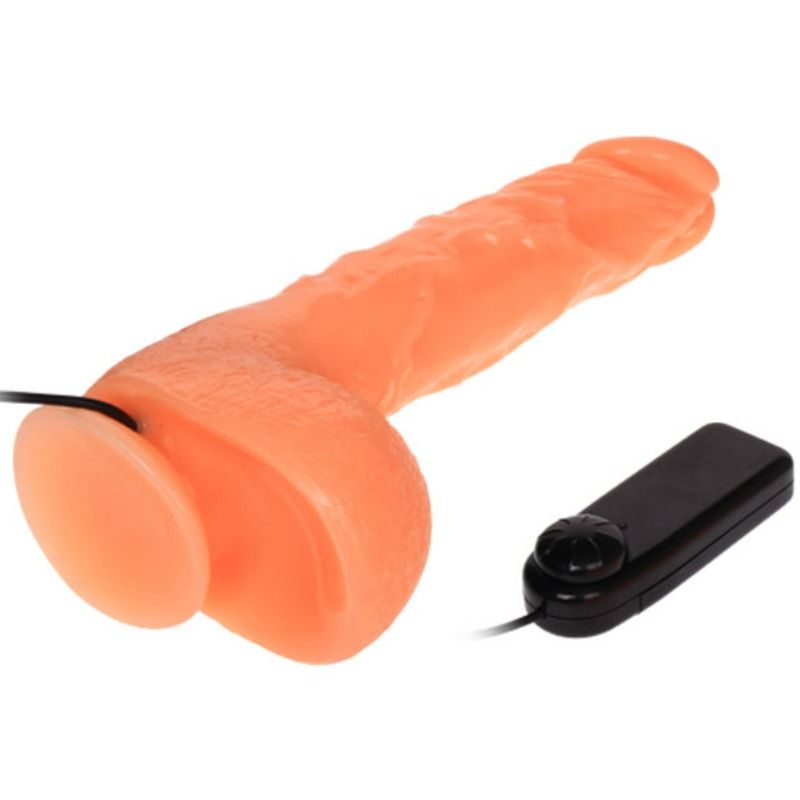 Vibrating penis dildo with realistic vibration sensation