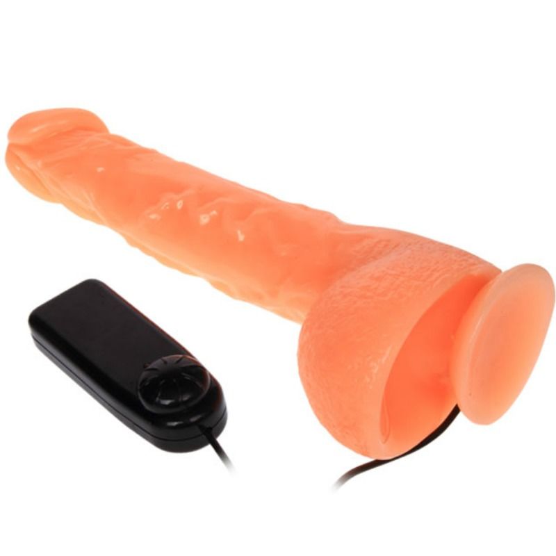 Vibrating penis dildo with realistic vibration sensation