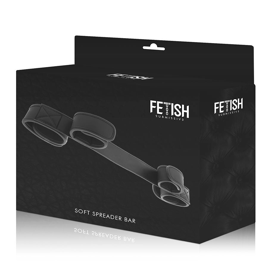 Bondage spreader bar with neoprene lining