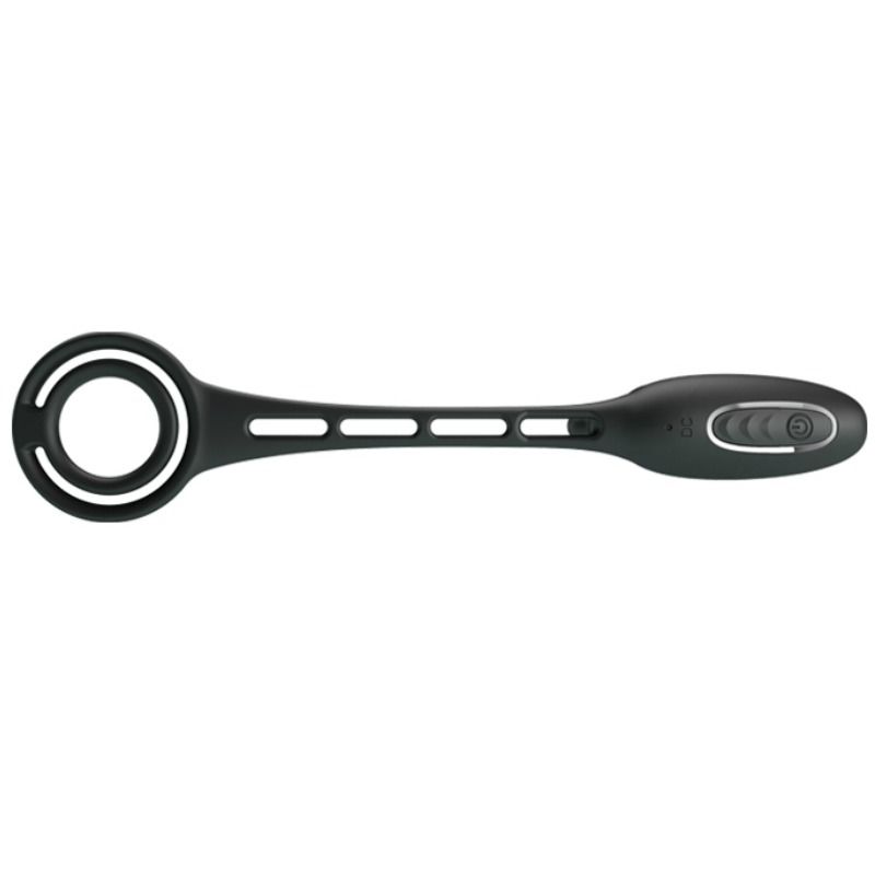 Penis rings with vibrating plug