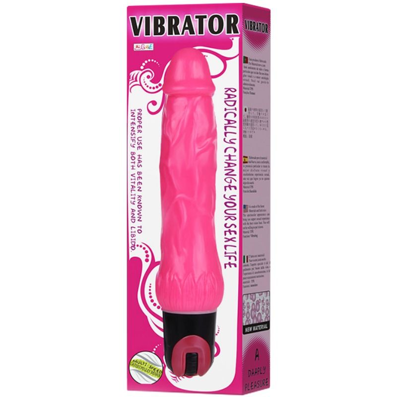 Daaply pleasure multi-speed pink vibrator