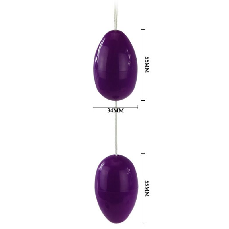 Twins balls lilac anal balls
