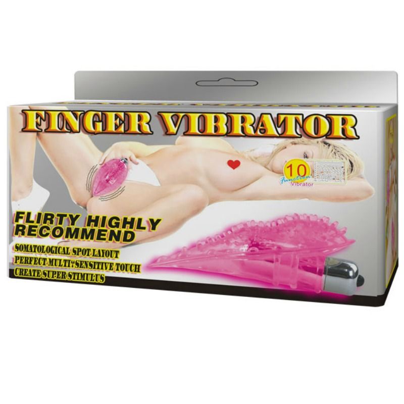 Finger vibrator stimulating massage