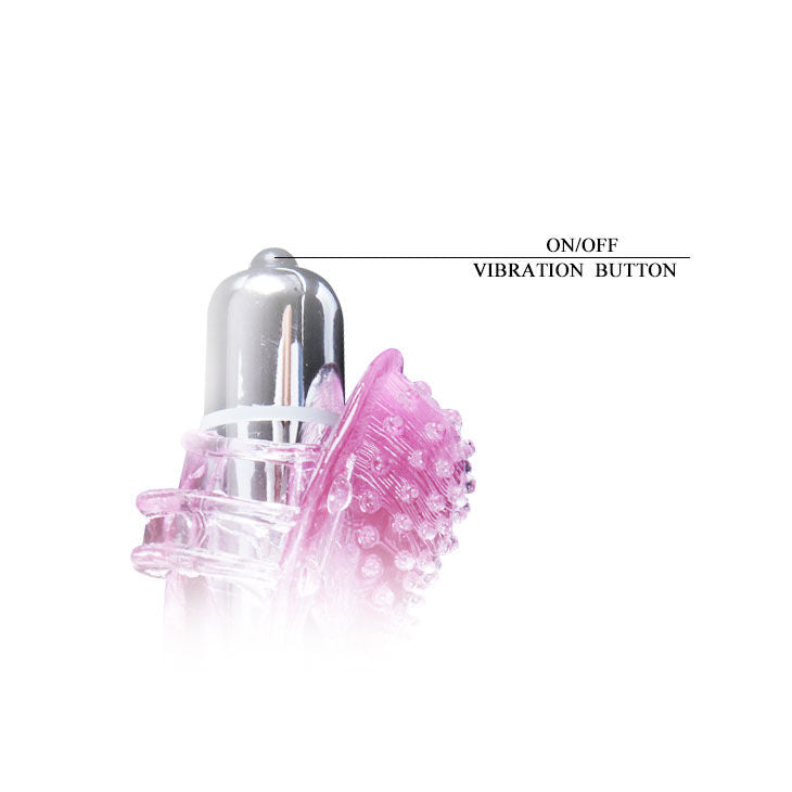 Finger vibrator stimulating massage