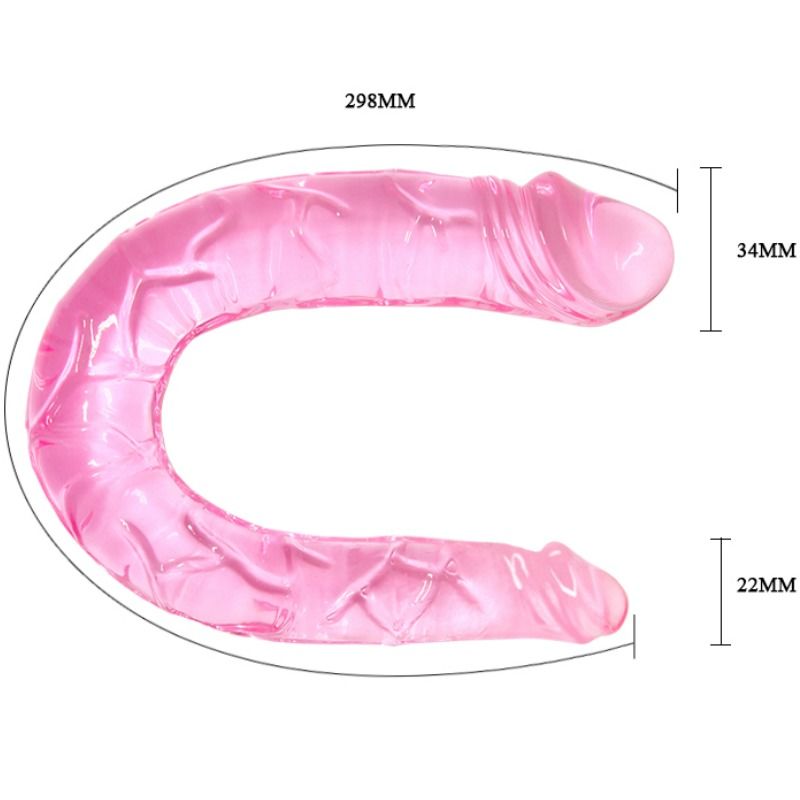 Double dong double pink dildo